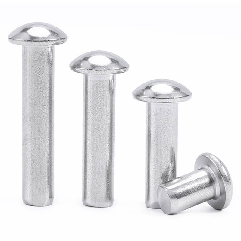 304 Stainless Steel Solid Rivets Various Sizes Round Head M0.8 M1 M1.2 M1.4 M1.6 M1.8 M2 M2.5