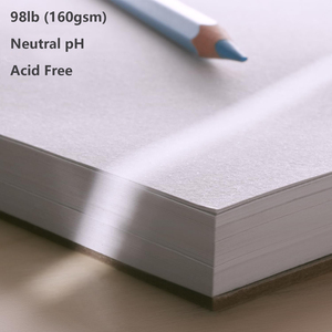 Foska Multi-Purpose Side Wire - Artist <strong>Sketchbook</strong> for Writing Drawing Sketching with Colored Pencils Markers Charcoal Pastels - Product Image 2