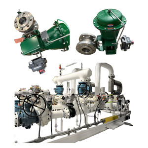 Válvula de control Emerson Fisher V500 y posicionador de válvula Fisher DVC6200 con interruptor de límite TopWorx, equipados con soporte de montaje para válvula - Product Image 2