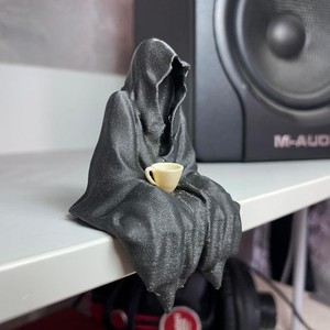 Nuova Decorazione Artigianale in Resina a Tema Gotico di Halloween: Misterioso Signore in Abito Nero, Figura <span class=keywords><strong>Fantasma</strong></span> Spaventosa per Commercio Transfrontaliero - Product Image 1