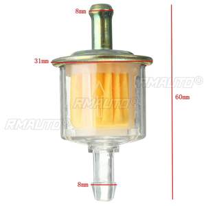 1 Filtro de Combustible para Motocicleta, Ciclomotor, Scooter, Motocross, ATV, Go Kart, Accesorios para Auto, 8mm - Product Image 5