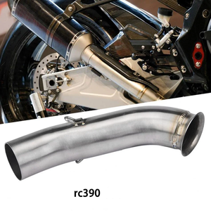 Sistema de escape completo para motocicleta <span class=keywords><strong>KTM</strong></span> <span class=keywords><strong>DUKE</strong></span> <span class=keywords><strong>125</strong></span> 250 390 RC390 <span class=keywords><strong>2017</strong></span>-2020 con silenciador y tubo de conexión intermedio - Product Image 5