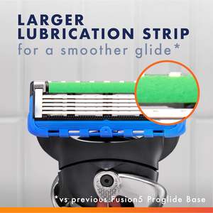 Gillette pour rasoir Fusion ProGlide pour hommes, manche en bambou avec 4 recharges à trois lames, cadeaux de fête - Product Image 3