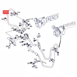 OE 2782000851/A2782000851 Tuyau de direction assistée d'usine pour tuyau haute pression de direction Mercedes Benz du fournisseur chinois - Product Image 6