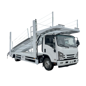 Camion porte-voitures à double pont ISUZU 4x2, camion porte-voitures diesel, manuel, transport de 4 à 5 voitures, double pont de 10 m, Euro 3, <span class=keywords><strong>remorquage</strong></span> - Product Image 3