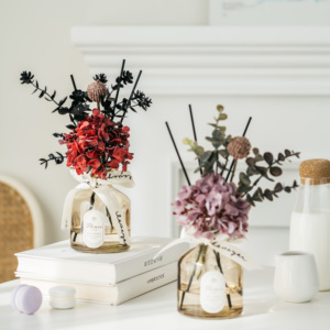 Huang Dadu Aromatherapy Floral Set Glass Diffuser 90 120 Days Duration Indoor Aromatic Decor - Product Image 1