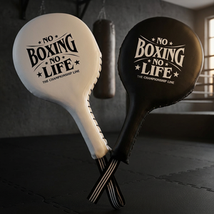 Almohadillas de Entrenamiento Profesionales y Duraderas de Piel y PU con Diseño de Onda Dorada para Boxeo, Karate y Taekwondo - Product Image 2
