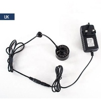 Atomiseur ultrasonique 20 mm 12 LED, générateur de brouillard, nébuliseur, fontaine d'eau, prise EU CM-20LET