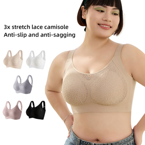 Nuovo Stile Reggiseno Protesico in <span class=keywords><strong>Pizzo</strong></span> Senza Ferretto, Reggiseno a Fascia Completa per Donne Mastectomizzate - Product Image 1