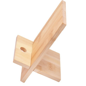 Soporte de Madera para Teléfono Móvil y Tablet <span class=keywords><strong>VIP</strong></span> de Oficina, Soporte Creativo de Bambú para Exhibición de Teléfonos Móviles - Product Image 3
