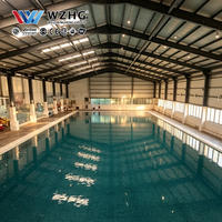 Système de construction de piscines préfabriquées en acier pour les ensembles résidentiels et les centres de loisirs communautaires intérieurs
