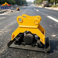 Compacteur à plaques vibrantes hydrauliques haute efficacité, très demandé, pour la construction de routes et de pentes