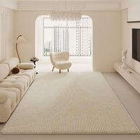 Tapis en fausse fourrure douce et moelleuse, tapis moderne minimaliste pour salon, chambre à coucher, antidérapant, lavable