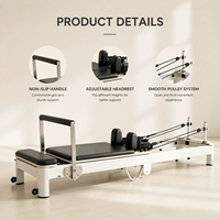 Machine de Pilates Reformer portable en aluminium, pliable, équipement de studio de Pilates commercial, fabricant