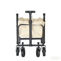 Chariot pliable pour enfants avec poignée télescopique pour jardin, plage, camping, poussette jouet