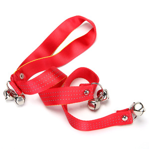 Collier d'entraînement réglable en nylon avec clochette pour chien, couleur orange - Product Image 5