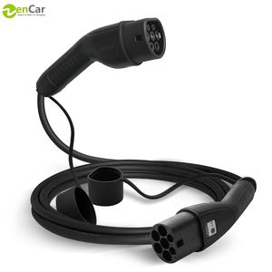 Zencar tipi 2 tip 2 EV şarj kablosu 32A 22kW tip 2 elektrikli araç şarjı 3 fazlı Evse şarj kablosu IEC 62196-2 5m TPU - Product Image 2