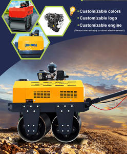 कुशल डामर काम के लिए मिनी कंपन रोलर डबल ड्रम रोड रोलर मिनी रोड रोलर कम्पेक्टर के पीछे गर्म बिक्री - Product Image 3