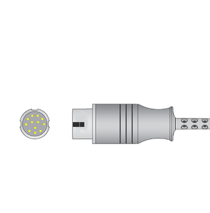 Câble ECG Phillip EU585S-A à 5 fils en TPU avec connecteur AHA pour Aurora 12s CM10 - Product Image 6
