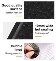 Enveloppes à bulles auto-adhésives personnalisées biodégradables en polyéthylène imprimé pour l'expédition de chaussures, sacs postaux rembourrés pour colis et livraisons