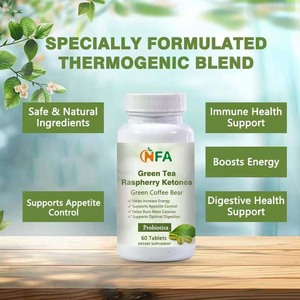 Comprimés de cétones de framboise au thé vert de qualité supérieure avec ingrédients de café vert pour adultes – Comprimés pour soutenir la santé immunitaire - Product Image 6