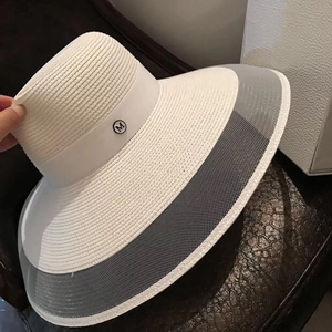 Topi Jerami Lebar untuk Wanita, Topi Matahari Pinggiran Lebar Topi Pantai Liburan Luar Ruangan Musim Panas untuk Wanita - Product Image 6