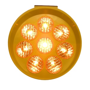 Năng lượng mặt trời Powered LED Hướng Dương loại cảnh báo ánh sáng bền PC chất liệu - Product Image 1