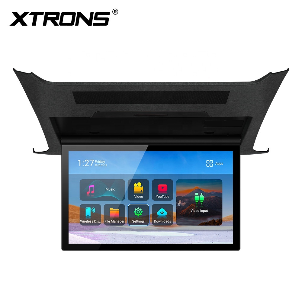 XTRONS 14 Inch Android Car Roof Monitor Multimedia Player with HD