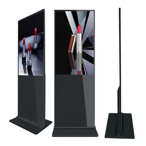 Floor Standing Indoor 43 Inch Lcd Advertising Display Touch Interactive Screens Kiosk Stand Alone Digital Advertising Machine
