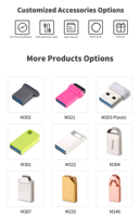 Vente directe d'usine clé USB 3.0 haute vitesse 8 Go à 256 Go Logo personnalisable USB 3.0 clés Nouveaux produits