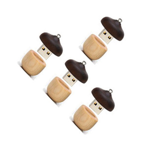 Groß Niedlich Mutter Mini Usb Stick Holz Usb 2.0 3,0-Stick Holz Acorn-Stick Form 2 GB, 4 GB, 8 GB, 16 GB, 32 GB, 64GB Mit Logo - Product Image 5