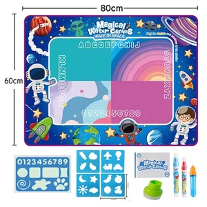 Alfombrilla reutilizable de borrado y color de tallo grande de 80CM, alfombrilla de dibujo de agua para niños - Product Image 6