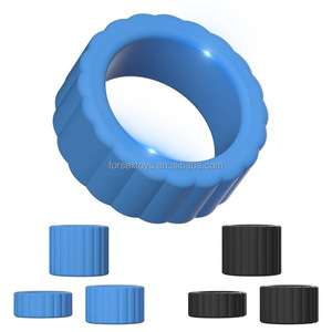 Silicone Extra spesso 3 dimensioni gabbia del cazzo SM testicolo Bondage palla barella di blocco dello sperma cazzo ingranditore maschile masturbazione pene anello - Product Image 3
