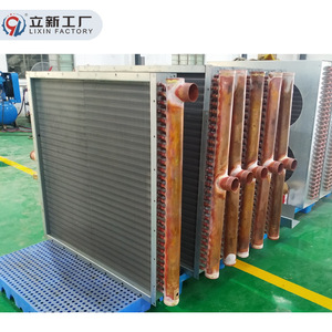 Intercambiador de calor de tubo de cobre con aletas de la fábrica Lixin, compatible con refrigerantes para sistemas de aire acondicionado y refrigeración industrial. - Product Image 2