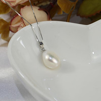 FEIRUN 12 millimetri nugget Nuova Venuta 925 Sterling Silver Donna insieme dei monili della perla