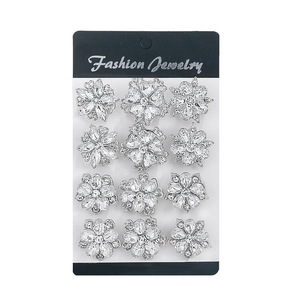 Muslim Fashion Card-Packaged Alloy Rhinestone Brooches Small Pin Corsages <b>Accessories</b> for <b>Weddings</b> Parties Gifts Wholesale - Product Image 6