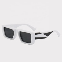 Lunettes carrées vintage à verres à bords nets, lunettes de soleil pour protéger les yeux de l'éblouissement intense, pour les voyages, pour les accessoires photo