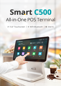 Smart Pos Pc 15.6 Inch All-In-One Fully Functional <strong>Touch</strong> Screen Cash Register <strong>Machine</strong> with Thermal Printer - Product Image 4