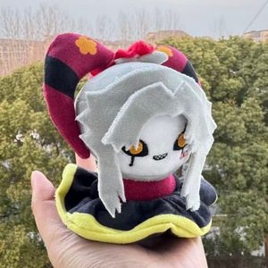 Freak Circus Plush Pierrot Cotton Doll <b>Keychain</b> Soft 3D Shape <b>Anime</b> Style Toy For Kids And Collectors - Product Image 3