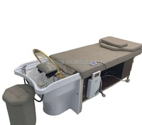Yicheng Beauty Suite de beauté complète pour la maison et le salon : Lit de coiffure, Shampoineuse, Tondeuse, Lit de shampooing à usage professionnel
