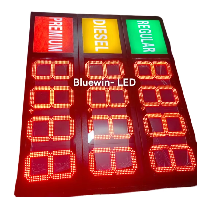 88.88 Red 12-Inch Fuel Dispenser Display Board LED Gas Price Sign