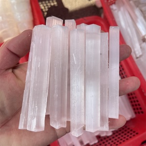Bacchetta di Selenite grezza naturale all'ingrosso bacchetta di Selenite di pietra grezza - Product Image 1