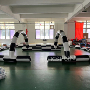 29x23 piedi grandi bambini <span class=keywords><strong>pista</strong></span> gonfiabile per autoscontro gonfiabile Arena gonfiabile Go Karts <span class=keywords><strong>pista</strong></span> da corsa barriera per autoscontri - Product Image 5
