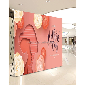 Bán buôn tùy chỉnh thiết kế triển lãm quảng cáo thương mại hiển thị Pop tường hiển thị quảng cáo vải Banner - Product Image 6