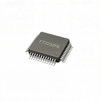 FT2232HL - Circuito Integrado de Puente USB 2.0 de Alta Velocidad a Doble UART/FIFO/SPI/I2C/JTAG, LQFP-64, Grado Industrial para Pruebas y Sistemas Integrados