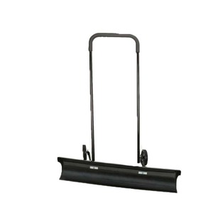 Pousse-neige roulant OEM avec manche en bois et lame métallique, outil de déneigement à roulement à billes - Product Image 3