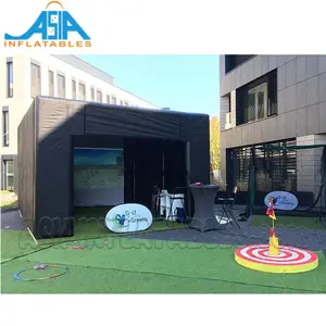Inflatable Golf Sport Shooting Simulator Speed Cube Tent For Outdoor Activity