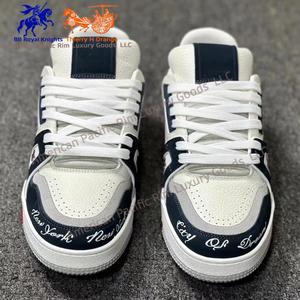 Chaussures de sport de haute qualité pour hommes, chaussures de basket-ball en cuir véritable, design luxueux pour hommes et femmes, chaussures de basket-ball, chaussures de tennis - Product Image 3