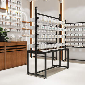 Exhibidor de Joyería de Múltiples Niveles para Boutique, Exhibidor de Tocados, Colgantes, Pendientes, Exhibidor de Joyería de Pared - Product Image 1