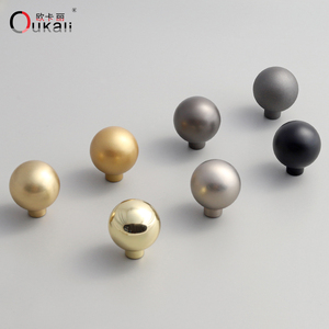 Modern Minimalist Zinc Cabinet Handle <strong>French</strong> Style Light Luxury for Kitchen &amp; Bedroom Round Ball <strong>Door</strong> <strong>Knob</strong> - Product Image 1